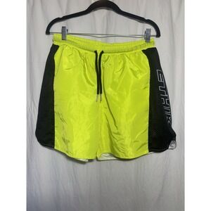 Ethik Worldwide Women's Bruckner Shorts‎ Lime Green Black XL C18